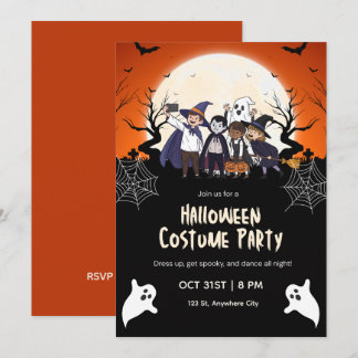 Halloween Verkleedfeest Uitnodiging