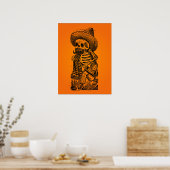 HALLOWEEN VERKOOP! Calaveras Van de Heap door Posa Poster (Keuken)