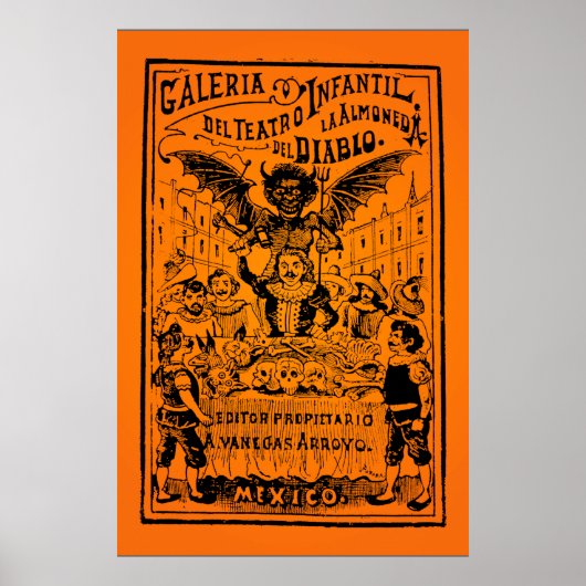 HALLOWEEN VERKOOP! La Almoned del Diablo (Posada) Poster (Voorkant)