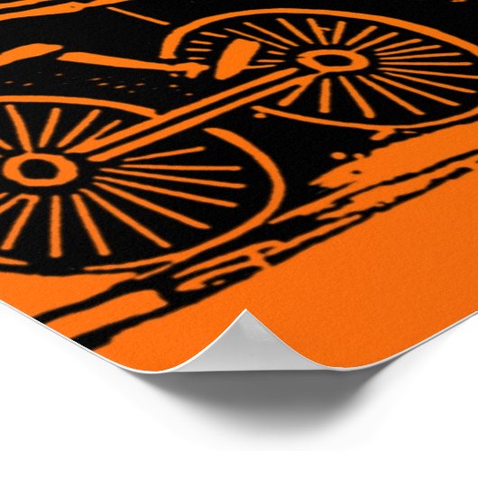 HALLOWEEN VERKOOP! Skeletfietsers van J. Posada Poster (Hoek)