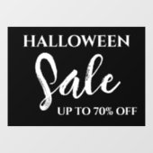 Halloween Verkoopteken, Boutique Signage, Winkel Raamsticker (Vel)