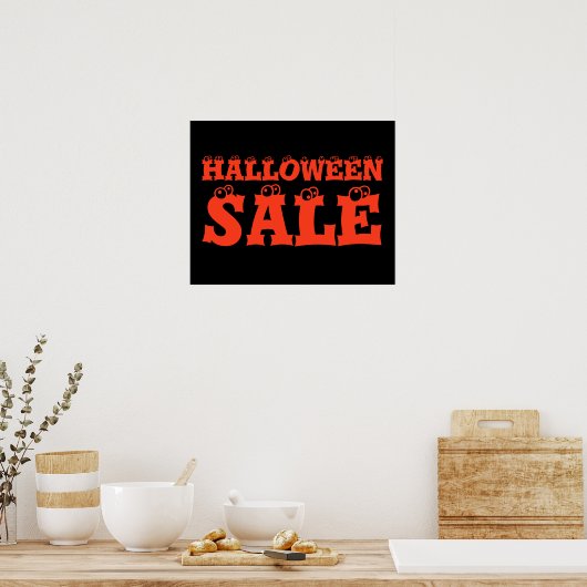 Halloween Verkoopteken, Halloween Verkoop Poster,  Poster (Keuken)