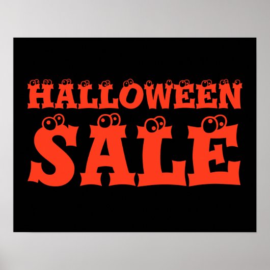 Halloween Verkoopteken, Halloween Verkoop Poster, Poster (Voorkant)