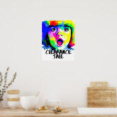 Halloween Verkoopteken, Kleinhandelboutique Verkoo Poster (Keuken)