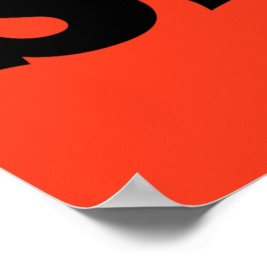 Halloween Verkoopteken, Winkel van de Kleinhandels Poster (Hoek)