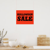 Halloween Verkoopteken, Winkel van de Kleinhandels Poster (Keuken)