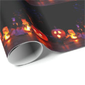 Halloween verlichting pompoenen inpakpapier (Rol Hoek)