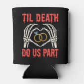 Halloween Verloving tot de dood ons deel doet Blikjeskoeler (Achterkant)