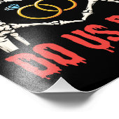 Halloween Verloving tot de dood ons deel doet Foto Afdruk (Hoek)