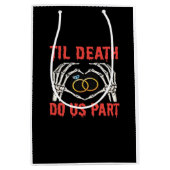 Halloween Verloving tot de dood ons deel doet Medium Cadeauzakje (Voorkant)