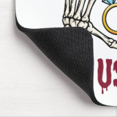 Halloween Verloving tot de dood ons deel doet Muismat (Hoek)