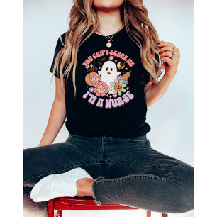 Halloween-Verpleegkundige-Pompoen-Verpleegkundige T-shirt