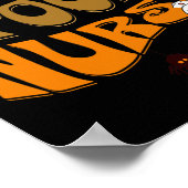 Halloween Verpleegkundige Product Grappige Enge Cr Poster (Hoek)