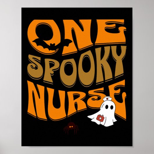 Halloween Verpleegkundige Product Grappige Enge Cr Poster (Voorkant)