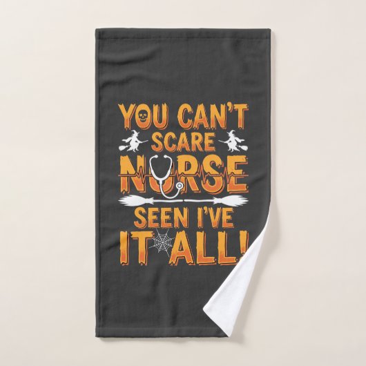 Halloween Verpleegster Alles Gezien Design_1 Handdoek (Handdoek)