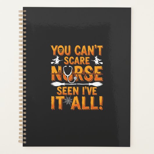 Halloween Verpleegster Alles Gezien Design_1 Planner (Voorkant)