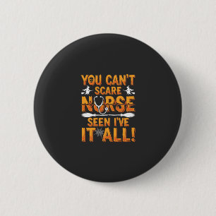 Halloween Verpleegster Alles Gezien Design_1 Ronde Button 5,7 Cm