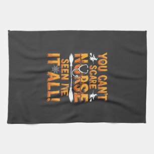 Halloween Verpleegster Alles Gezien Design_1 Theedoek