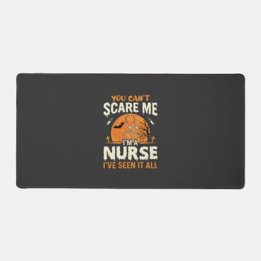 Halloween Verpleegster Bang Me Bureaumat (Voorkant)