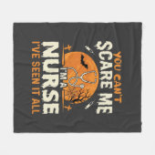 Halloween Verpleegster Bang Me Fleece Deken (Voorkant (Horizontaal))