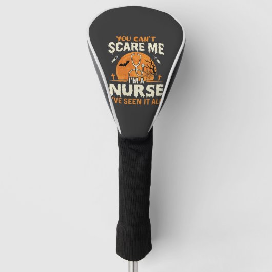 Halloween Verpleegster Bang Me Golfheadcover (Voorkant)