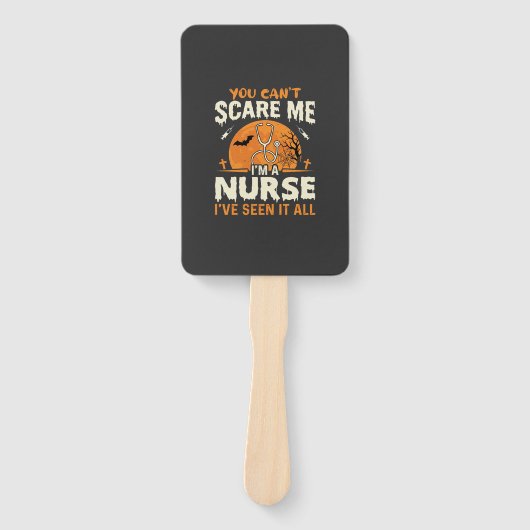Halloween Verpleegster Bang Me Handwaaier (Voorkant)