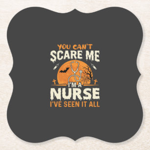 Halloween Verpleegster Bang Me Kartonnen Onderzetters