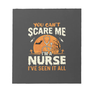 Halloween Verpleegster Bang Me Notitieblok