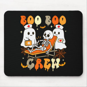 Halloween Verpleegster Boo Boo Bemanning Spook Dok Muismat