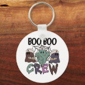 Halloween Verpleegster Boo crew Sleutelhanger (Voorkant)