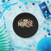 Halloween verpleegster Classic T-Shirt Papieren Bordje (Feest)