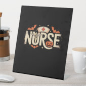 Halloween verpleegster Classic T-Shirt Reclamebord Met Voetstuk (Insitu)
