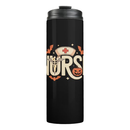 Halloween verpleegster Classic T-Shirt Thermosbeker (Voorkant)
