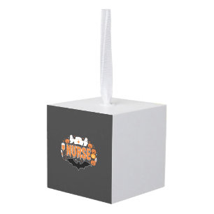Halloween Verpleegster Drip Pend Pumpkin Spook Vec Decoratie