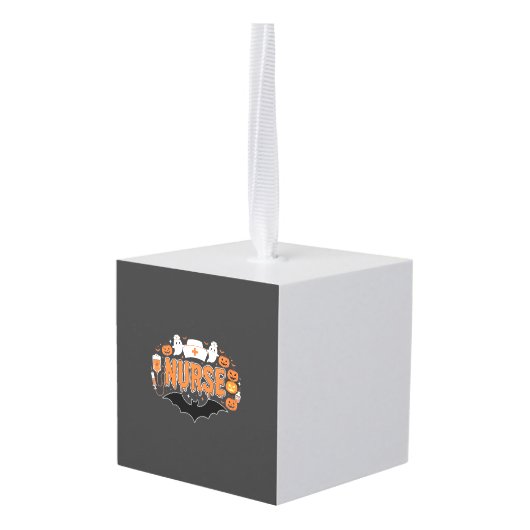 Halloween Verpleegster Drip Pend Pumpkin Spook Vec Decoratie (Achter hoekig)