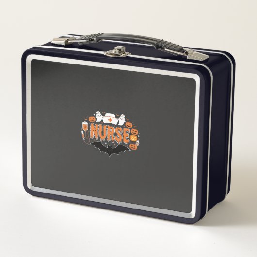 Halloween Verpleegster Drip Pend Pumpkins Geest Ve (Voorkant)