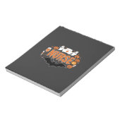 Halloween Verpleegster Drip Pend Pumpkins Ghost Ve Notitieblok (Linkerzijde)