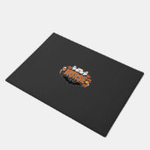 Halloween Verpleegster Drip Pendelende Pompoen Gee Deurmat (Schuin)