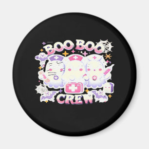 Halloween Verpleegster Geest Team Boe Boe Bemannin Magneet
