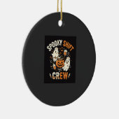 Halloween Verpleegster Geest Team Keramisch Ornament (Rechts)