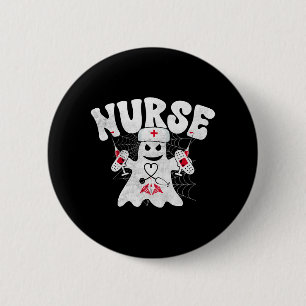 Halloween Verpleegster Heks Nachtmerrie Vampier Bl Ronde Button 5,7 Cm
