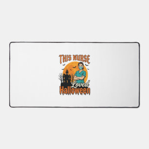 Halloween verpleegster hield van Halloween vintage Bureaumat