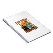 Halloween verpleegster hield van Halloween vintage Notitieboek (Rechterzijde)