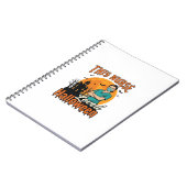 Halloween verpleegster hield van Halloween vintage Notitieboek (Linkerzijde)