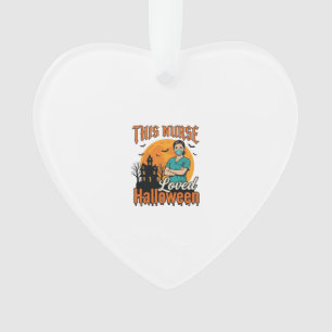 Halloween verpleegster hield van Halloween vintage Ornament