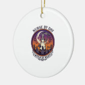 Halloween Verpleegster Overdag_1 Keramisch Ornament (Links)
