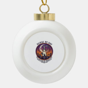 Halloween Verpleegster Overdag_1 Keramische Bal Ornament