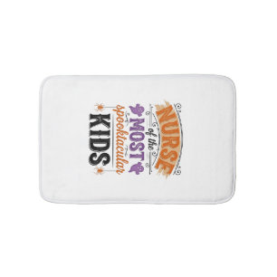 Halloween Verpleegster Spooktacular Kids Vintage O Badmat