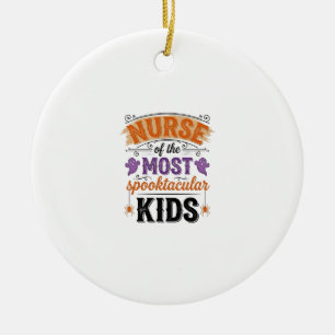 Halloween Verpleegster Spooktacular Kids Vintage O Keramisch Ornament