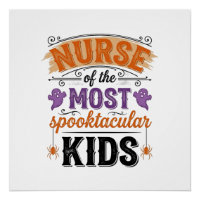 Halloween Verpleegster Spooktacular Kids Vintage O